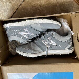 New Balance Running Shoes Memory Sole Gray Pink Womens Size 7 WX577HG4 Comfort